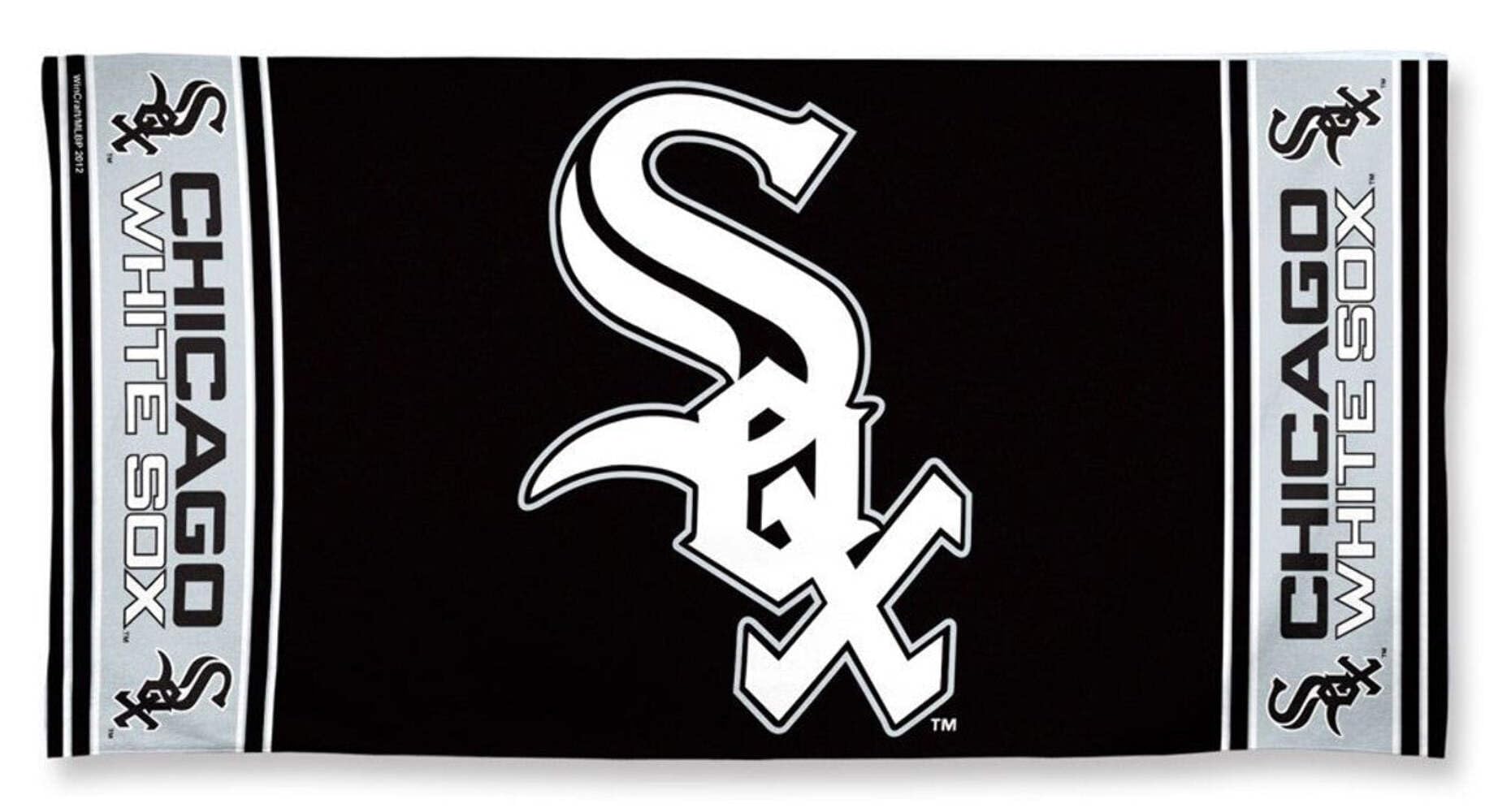 Wincraft MLB Chicago White Sox Towel30x60 Beach Towel, Team Colors, One Size