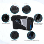 Serenelife Advanced Golf Laser Rangefinder With Pinsensor Technology - Waterproof Digital Golf Range Finder Accurate Up To 540 Y
