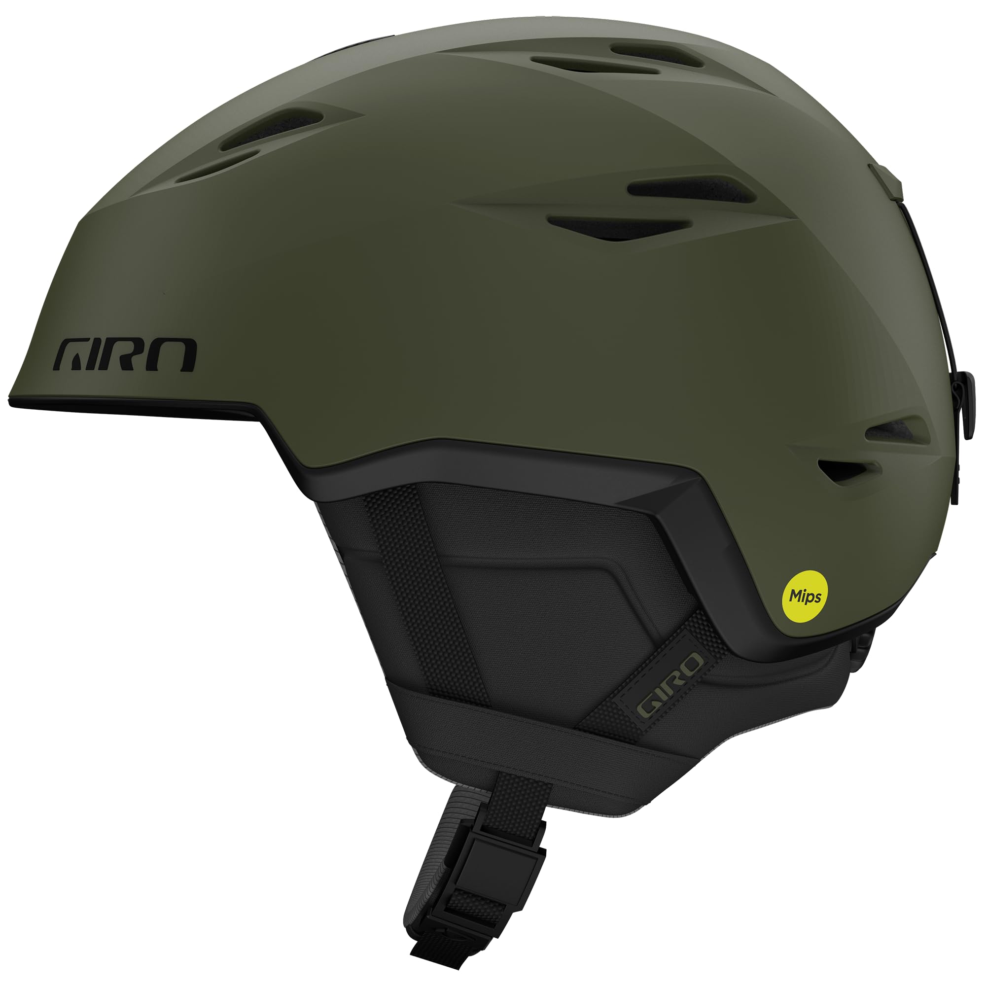 Giro Grid Spherical Ski Helmet - Snowboard Helmet for Men & Women - Matte Trail Green - M (55.5-59cm)