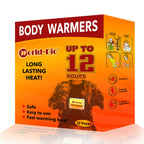 Body Warmers With Adhesive Backing Air Activate Heat Patch Disposable Gives 12 Hours Warm Pad - 12 Packs