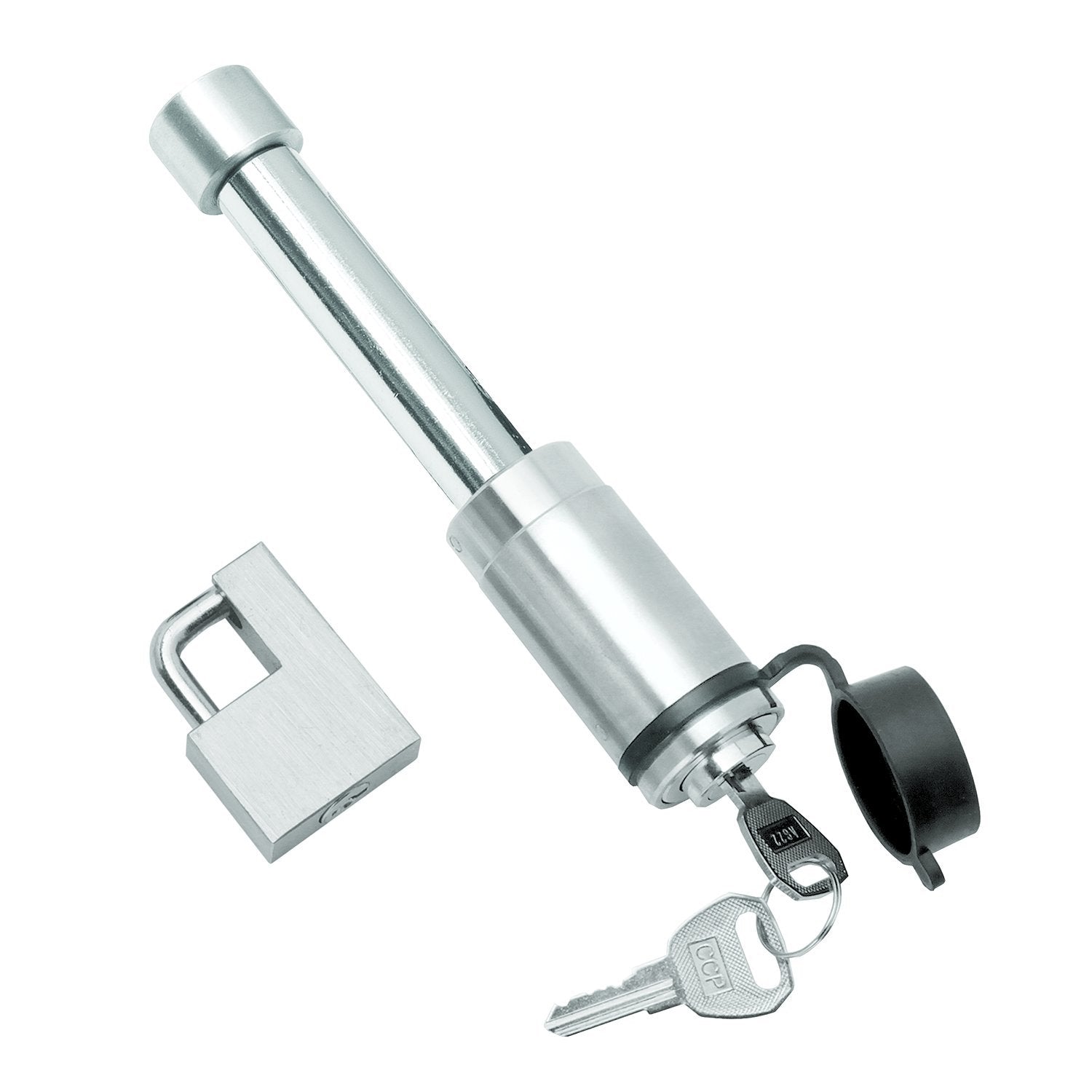 Bulldog (580406) Stainless Steel Dogbone Receiver And Coupler Combo Lock
