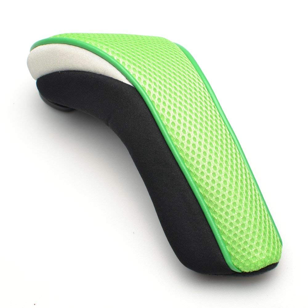 Plusker 4Pcs/Set Golf Club Neoprene Hybrid Head Covers Green With Interchangeable Number Tag