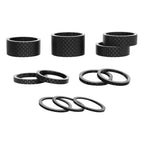 Ztz 11Pcs Headset Spacer Set For 1-1/8 Fork Stem - Aluminum Carbon Fiber Washer Kit (20 15 10 5 3 2 Mm) Bicycle Threadless Ultra