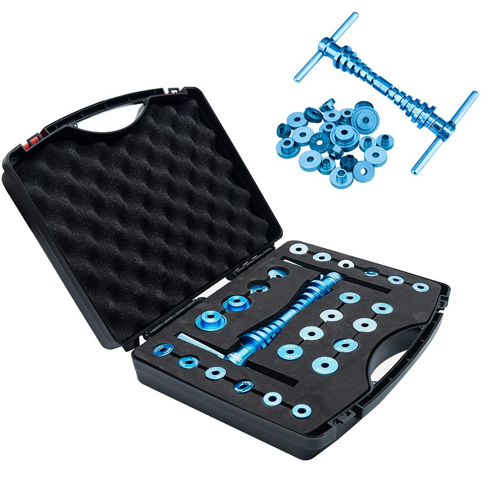 Bike Bearing Press Kit, Bottom Bracket Bicycle Wheel Hub BB Axis Bearing Install Tool, AM Frame Pivot Point Bearing Installation