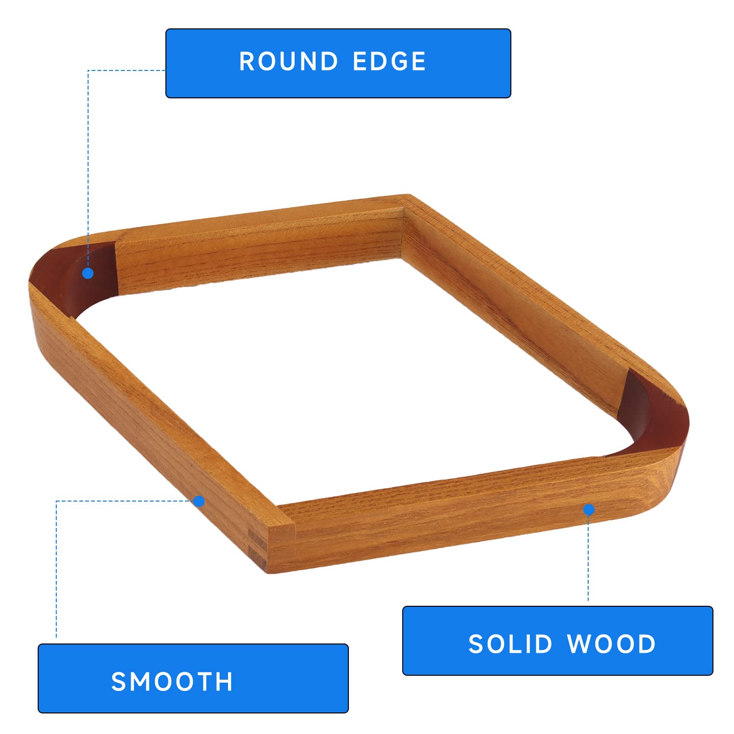 Gse 2-Tone Solid Wood Billiard 8-Ball Triangle Or 9-Ball Diamond Pool Ball Racks For 2-1/4'' Pool Balls (9-Ball Diamond Rack)