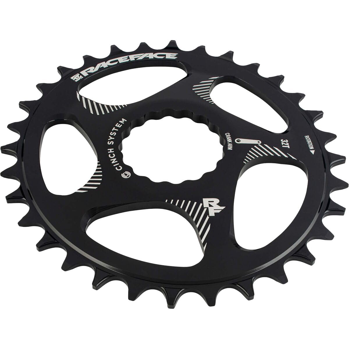 Race Face 91-5605 34 Direct Mount Oval 34T Black 10/11/12S
