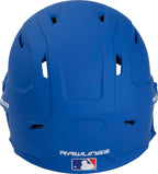 Rawlings Mach 1-Tone Right Batting Helmet W/ Adjustable Face Guard Left Handed Adjustable, Sr, Royal