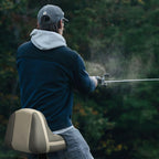 Leader Accessories Pro Casting Boat Seats Lean Pro High Back Fishing Bass Boat Seat Butt Seat 2 Seats (Beige Light Gray)