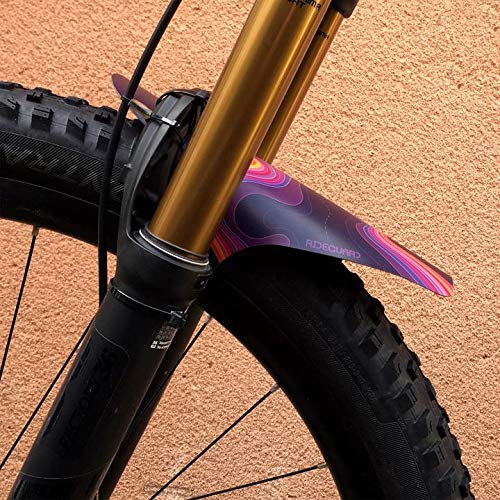 Rideguard Pf1 Trash Free Trails. Front Mtb Mudguard Mountain Bike Fender. Fits 24   , 26   , 27.5   , 29   , Plus Size And Fat B