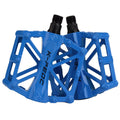 Boruizhen Aluminium Cnc Bike Platform Pedals Lightweight Road Cycling Bicycle Pedals For Mtb Bmx (Blue)