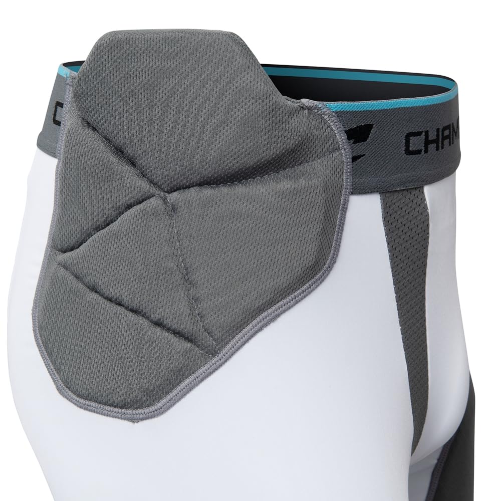Champro Man-Up 7-Pad Integrated Youth Girdle White ,Medium