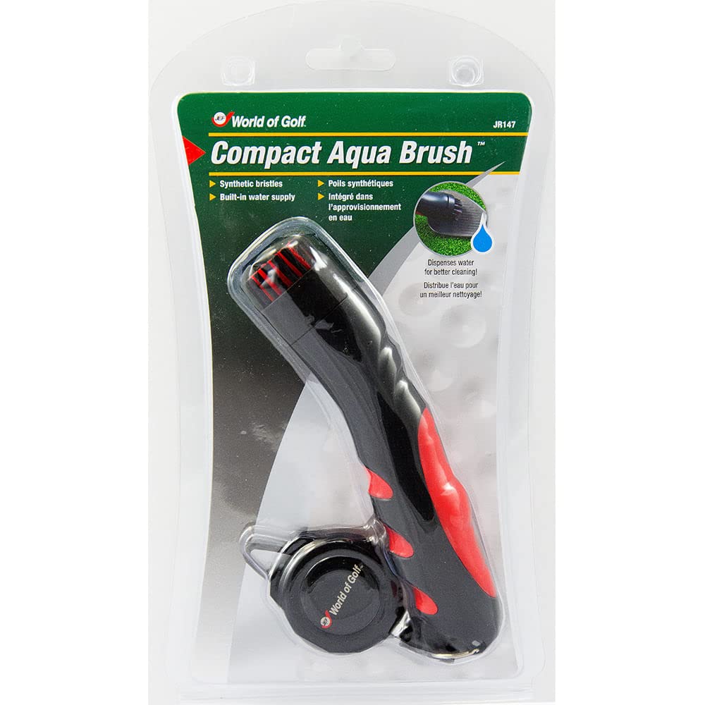 Jef World Of Golf Jr147 Compact Aqua Golf Club Brush, Black