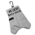 Blupark Funny Golf Ball Pouch My Lucky Ball Sack Golf Ball Storage Bag For Uncle Dad Grandpa (My Lucky Ball Sack)