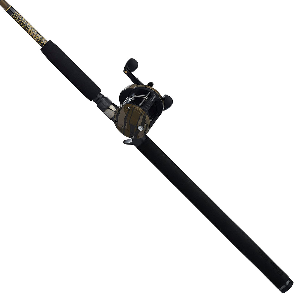 Ugly Stik 7 Camo Conventional Fishing Rod And Reel Casting Combo, Right Handle Position, Ugly Tech Construction With Clear Tip D