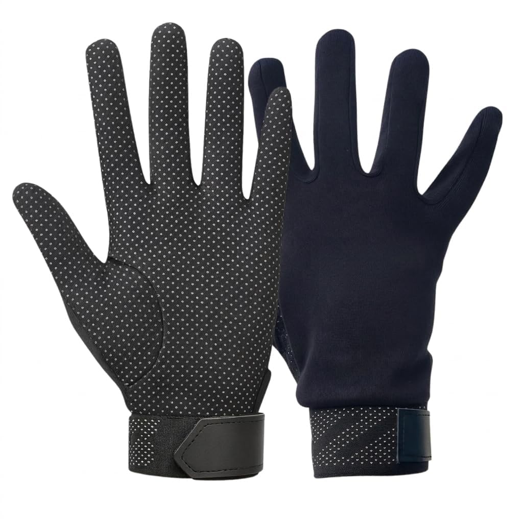 NE NEPTUNE PVC Dotted Tennis Cricket Batting Gloves Recommended for Soft Ball only (Alpha Gold Black, Mens)