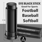 Go Ho 3 Colors Eye Black Camo Face Paint,Bulk Eye Black Baseball/Softball/Football Accessories,Football Stick Sport,Camo/Hunting