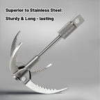 Grappling Hook Folding Survival Claw Multifunctional Stainless Steel Hook For Outdoor Camping Hiking Tree Rock Mountain Climbing