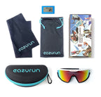 Eazyrun Hd Small Narrow Polarized Sports Sunglasses Women Youth, For Running Cycling Ski Driving Beach Volleyball