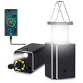 Solar LED Rechargeable Emergency Camping Lantern,White Solar Rechargeable,Rechargeable Type C,Emergency Lights Hand-Crank Power 