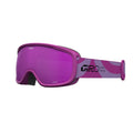 Giro Buster Kids Ski Goggles - Snowboard Goggles for Youth, Boys, Girls - Pink Flow - Amber Pink