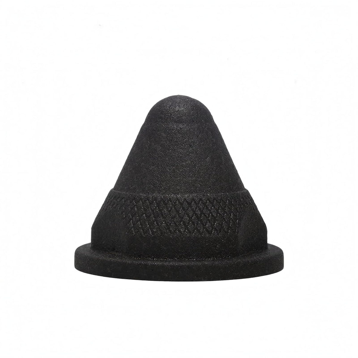 APIRILY Compact Foam Massage Ball 9.8 Cm Textured Massage Ball Round Base Black, ConeShaped Black | Foam Rollers | Fitness Equi