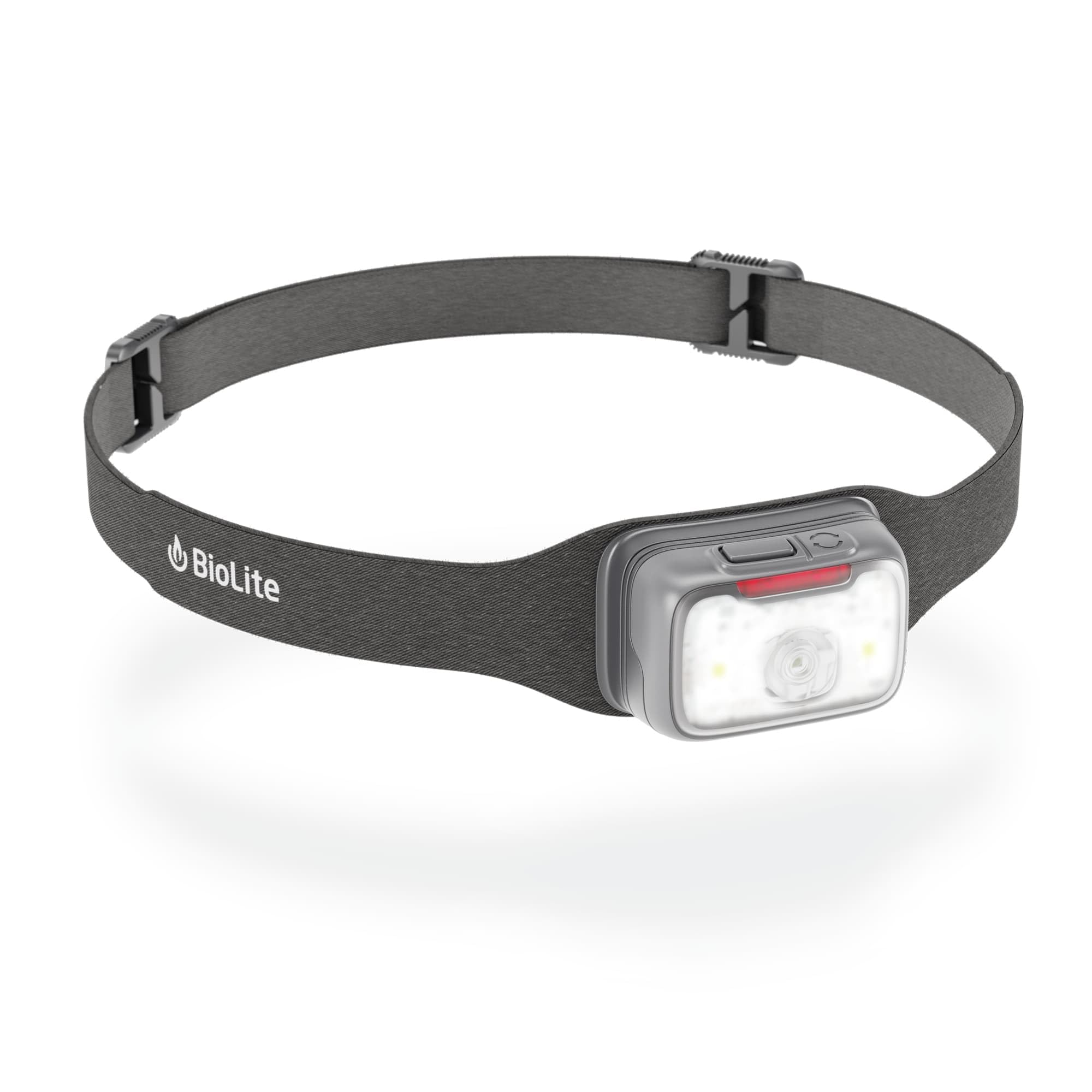 BioLite Range 400 Waterproof, Fast-Charging Rechargeable Headlamp, Midnight Grey, 400 Lumens, USB-C Charging, 90m Beam, 200 Hour