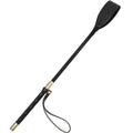 Coolrunner Riding Crop For Horse, 18 Inch Horse Whip With Pu Leather Equestrianism Horse Crop Double Slapper Horse Whip Black Cr