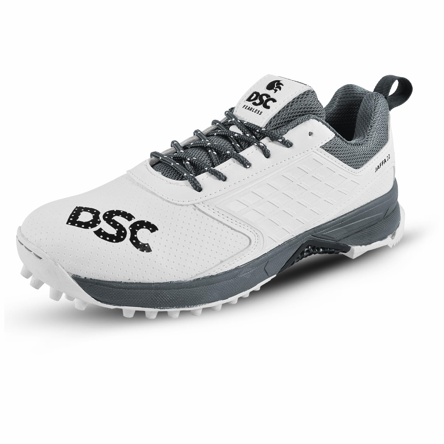 Dsc Jaffa 22 Cricket Shoes For Mens, Size Uk  6, Color  White  Grey