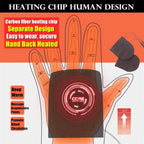 Womens & Mens Usb Heated Gloves Mitten Winter Hands Warm Laptop Gloves, Pom Pom Knitting Hands Full & Half Heated Fingerless Hea