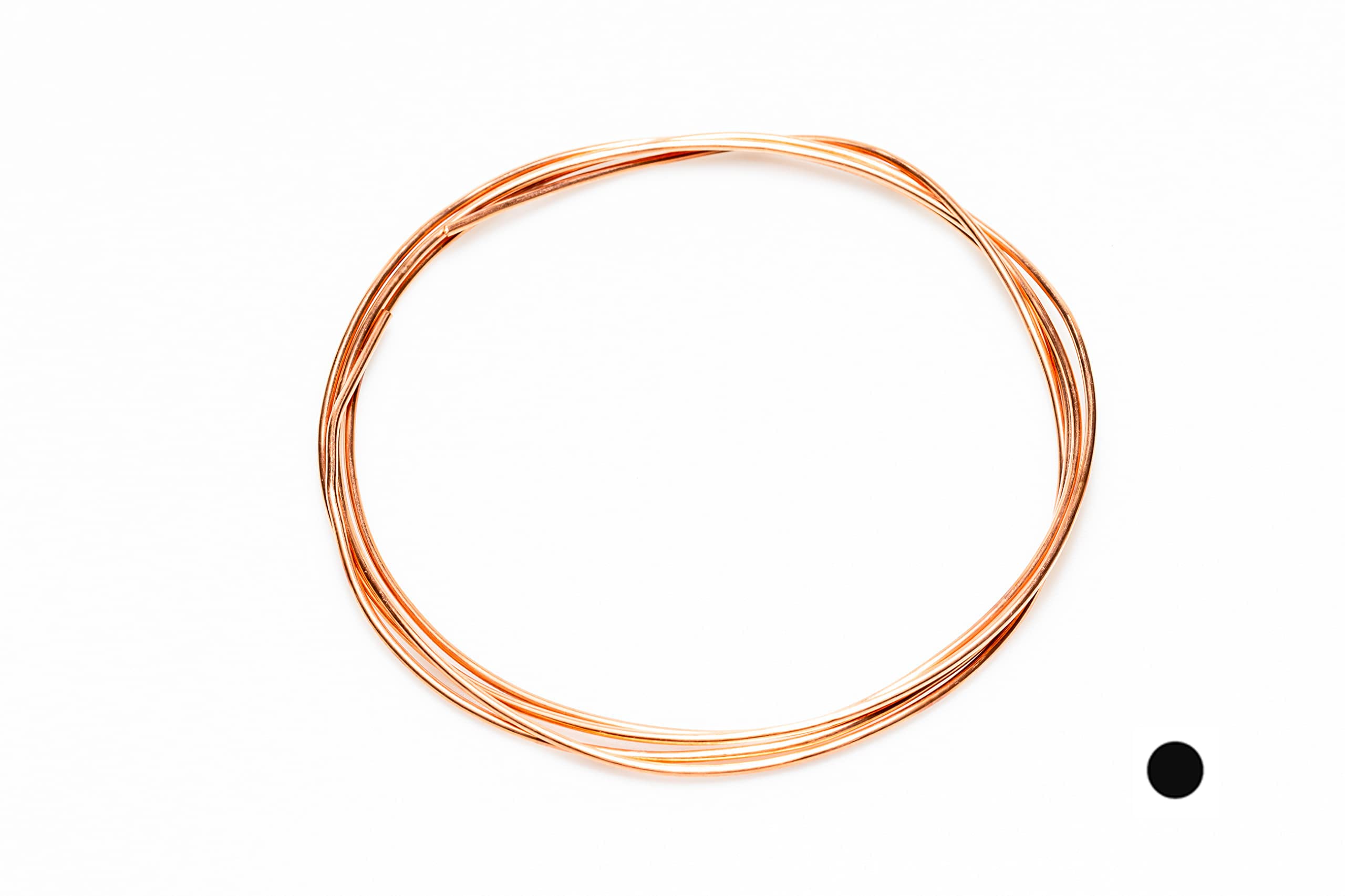 20 Gauge, 999 Pure Copper Wire (Round) Dead Soft Cda 110 Made In Usa - 10Ft By Craft Wire
