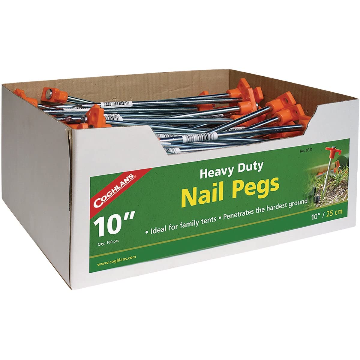 Nail Pegs 10'' 100Ct (Pack Of 1)