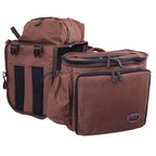 Reinsman Deluxe Insulated Leakproof Cooler Saddle Bag With Additional Cantle Bag And Straps, Brown