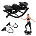The Rock Stepper Machine with Resistance Bands-Side to Side Stepper for Exercise at Home,3D Rocking Stepper for Hip Mobility&Pos