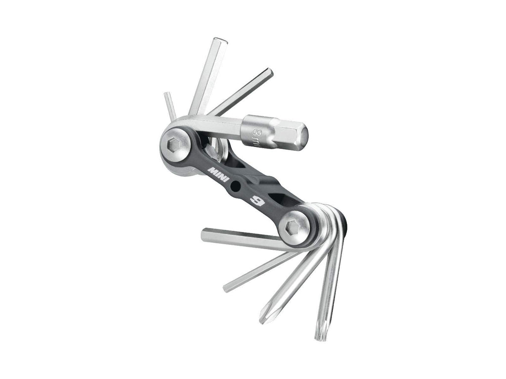 Topeak The Mini 9-Function Bicycle Tool - Tt2409 , Black/Silver, L X W X H 6.6 X 3.1 X 2Cm / 2.6    X 1.2    X 0.8   