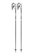 LEKI Womens Bliss Lightweight Aluminum Ski Poles for Alpine Skiing - Gunmetal-Dark Anthracite-White - 115 cm