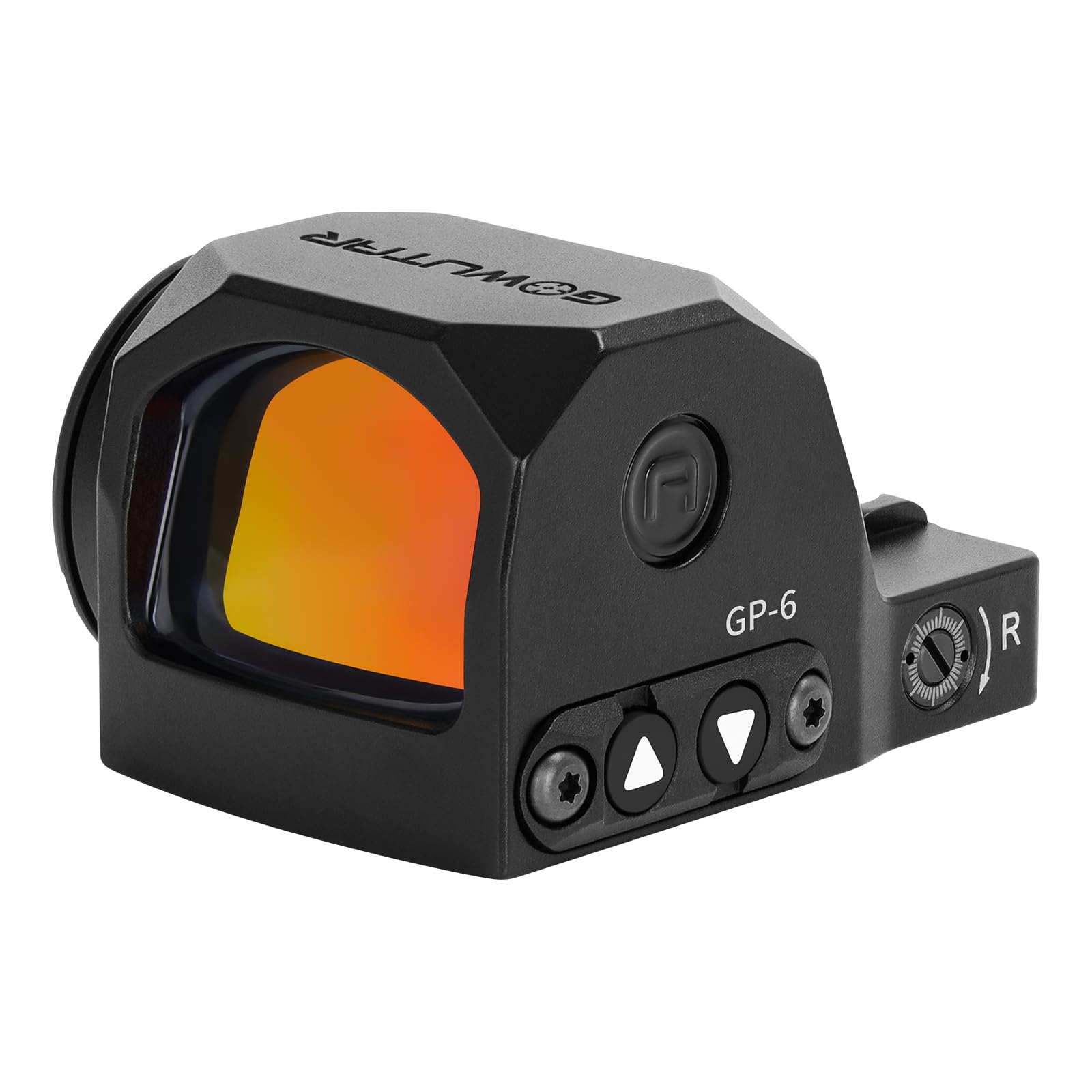 GOWUTAR GP-6 Red Dot Sight for Pistols, 3 MOA RMR Footprint Red Dot Optic with Motion Awake, Rugged 7075 Aluminum IPX7 Waterproo