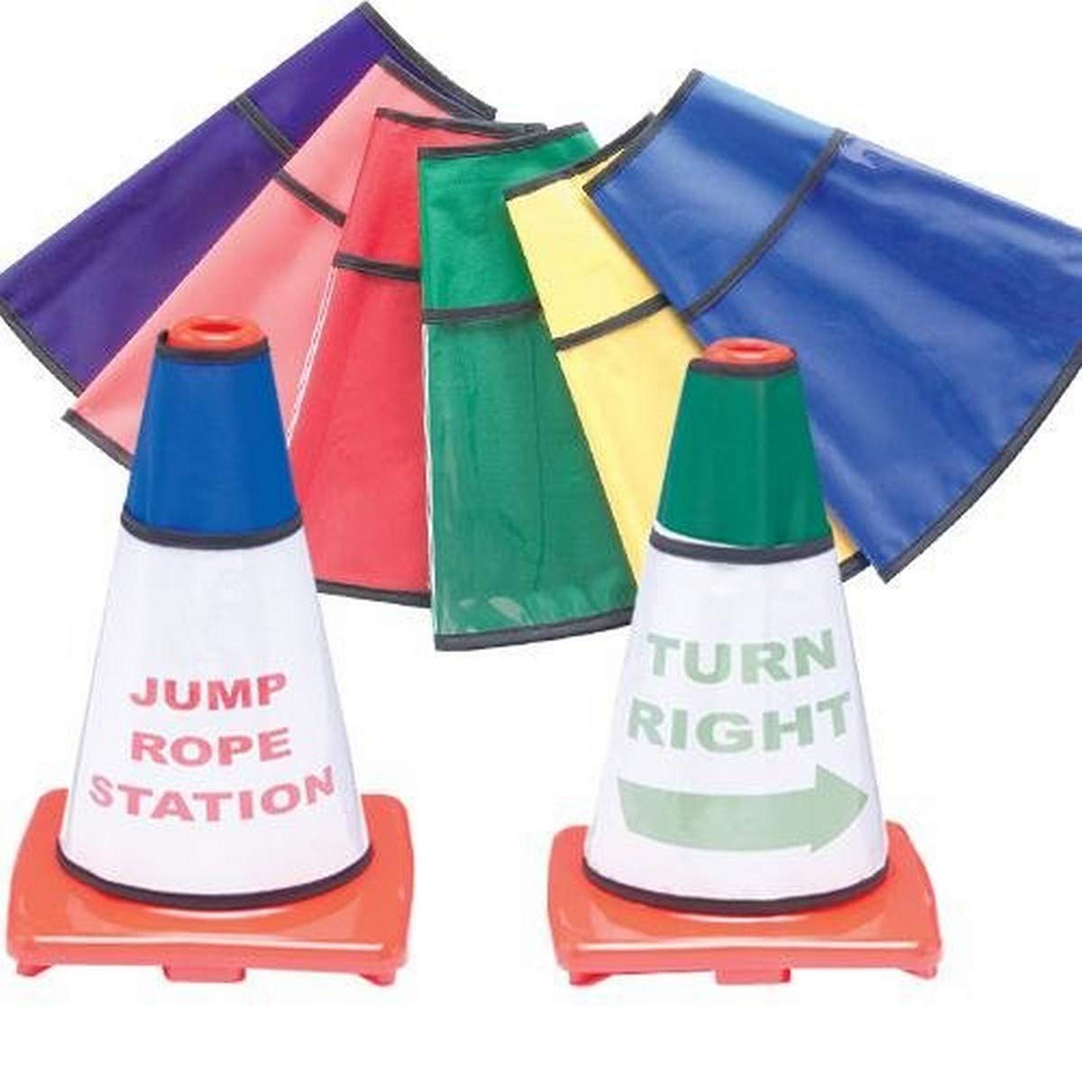 CLEAR POCKET CONE COVER SET OF 6