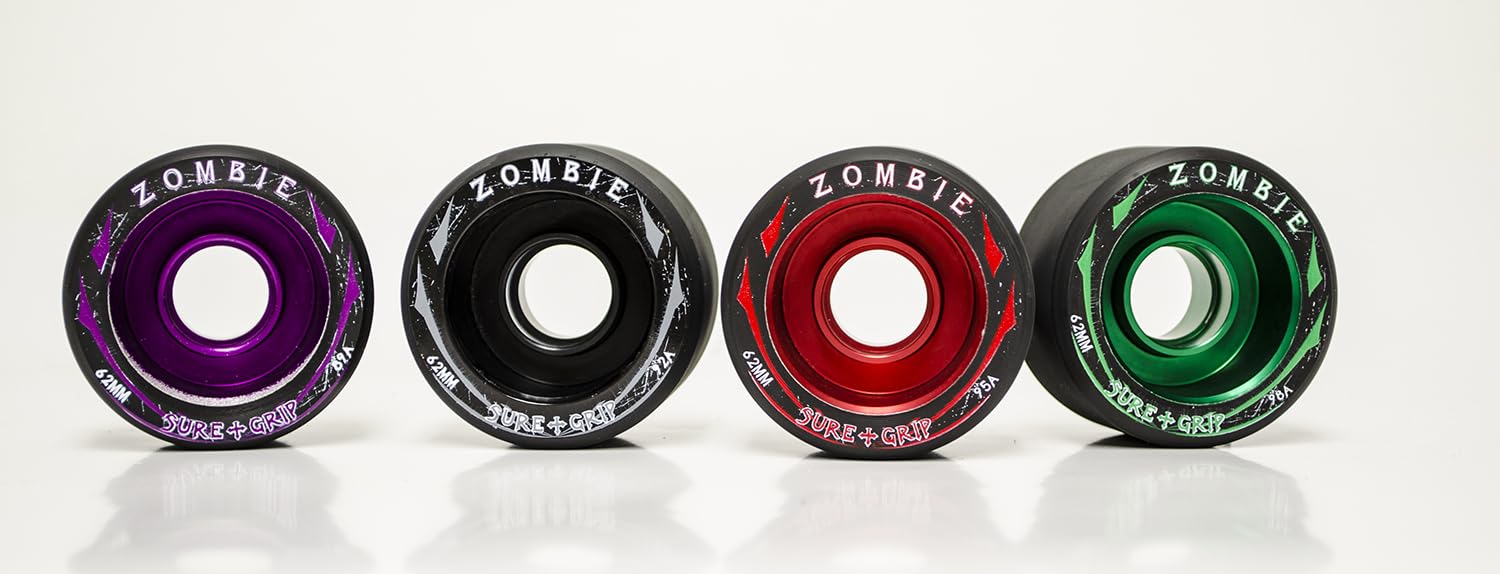 Sure-Grip Zombie Wheels Low 59Mm 89A - Purple Hub