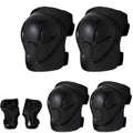 ETEETOW Gradient Color Knee Pads for 2-14+ Ages Kids Knee Elbow Pads Wrist Guards with Drawstring Bag Adjustable Protective Gear