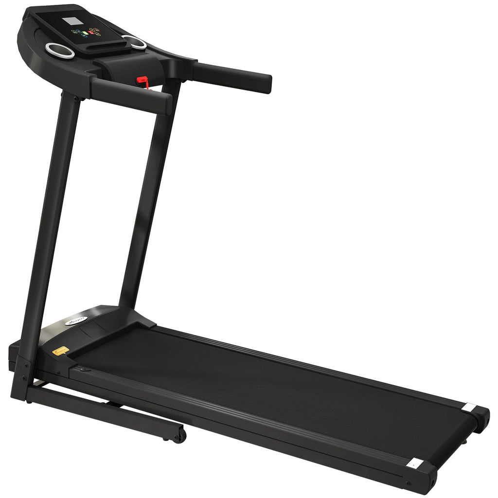 Soozier Folding Treadmill 1.5Hp 7.45 Mph Max Speed Electric Motorised Running Jogging Walking Machine W/ 12 Preset Programs And 
