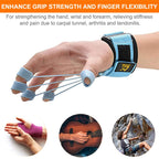 Finger Exerciser Hand Resistance Band Climbing Finger Strengthener Guitar Finger Stretcher/ Extensor Exercise Equipment Krdebasa