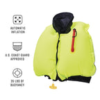 Bluestorm Gear Stratus 35 Inflatable Pfd Life Jacket (Apex Black)  Us Coast Guard Approved Automatic/Manual Life Vest For Adults
