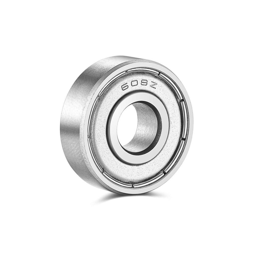 608-Z Shielded Sealed Miniature Skateboard-Bearings - 8X22X7Mm, 10 Pcs, Used In Longboard And Scooters Machinery, Roller Skates 