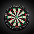 Viper Obsidian Black Official Competition Steel Tip Dartboard, Wdf Accredited With Staple-Free Razor-Thin Spider Wire, Self-Heal