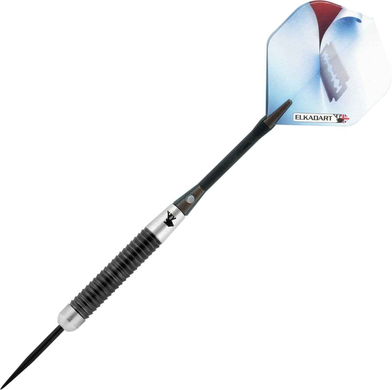 Elkadart Razor 80% Tungsten Steel Tip Darts With Storage/Travel Case, 25 Grams , White