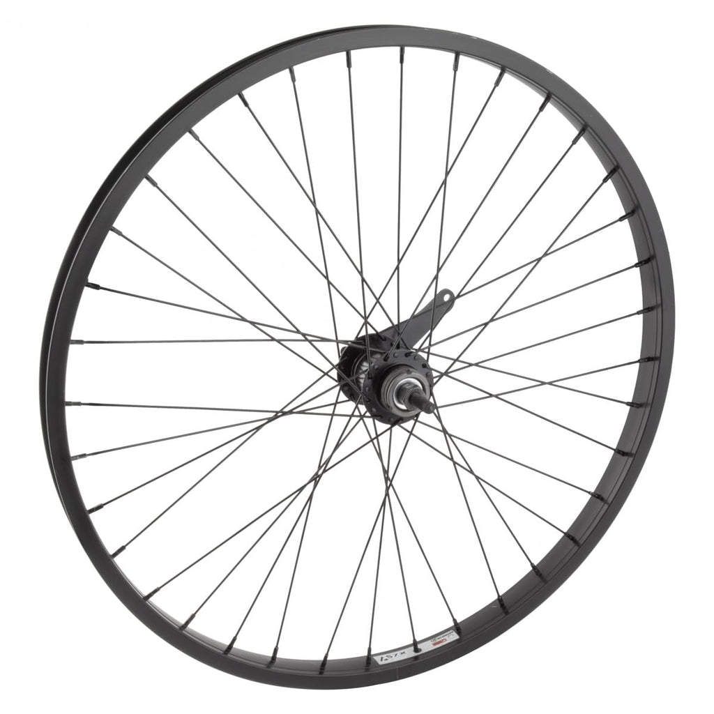 Wheel Master 24'' Cruiser/Comfort Rear Wheel - Weinmann As7X Rim, 36H, Coaster Hub, Black