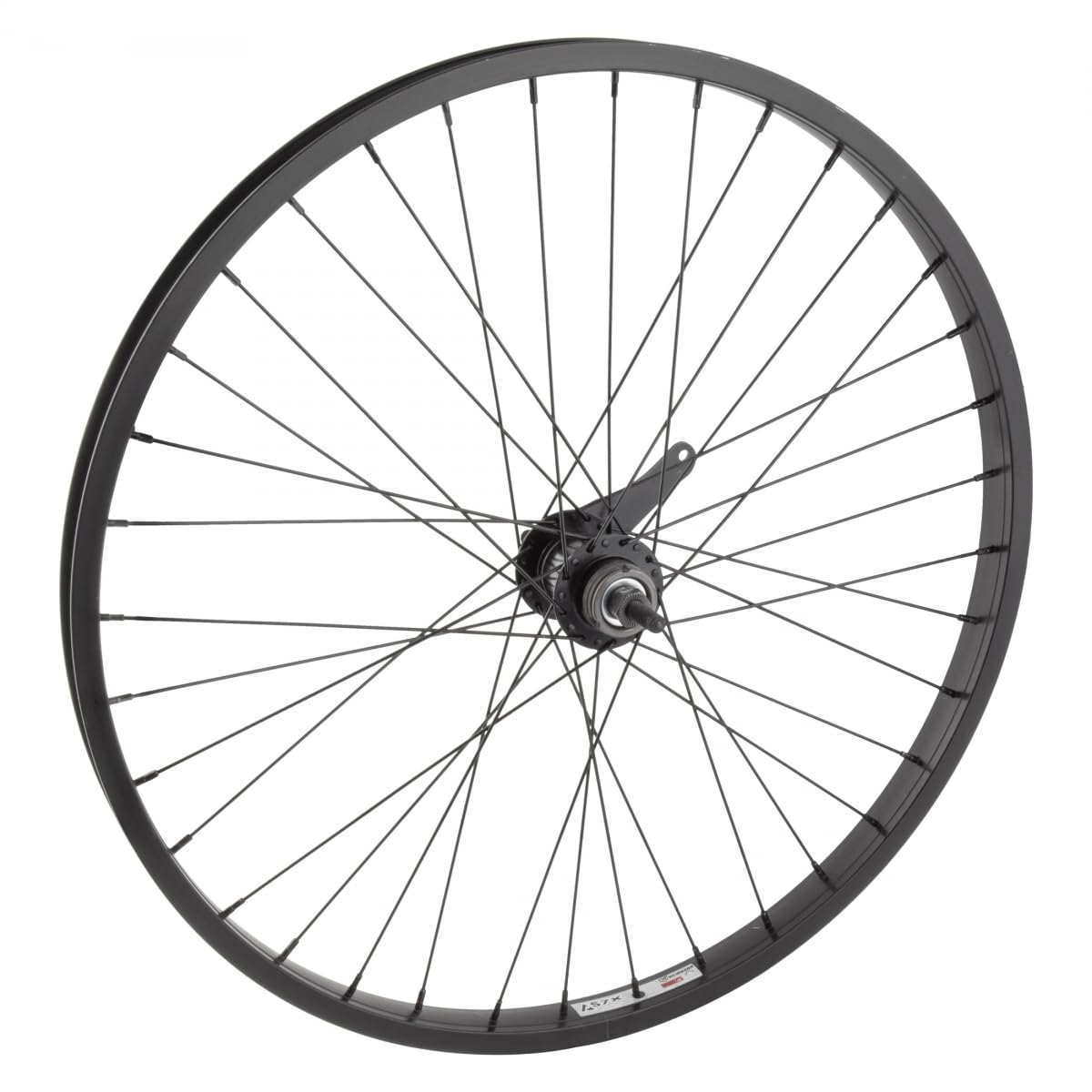 Wheel Master 24'' Cruiser/Comfort Rear Wheel - Weinmann As7X Rim, 36H, Coaster Hub, Black