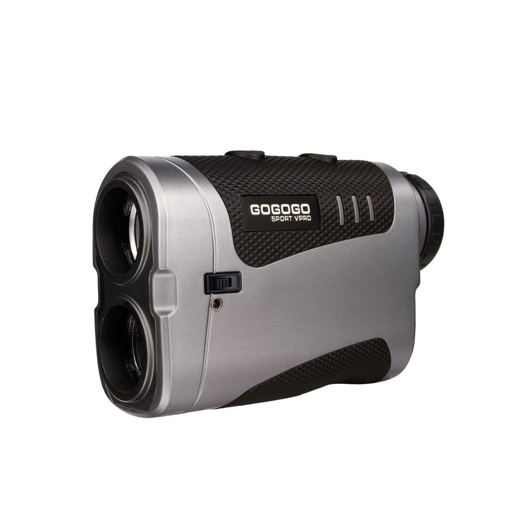 Gogogo Sport Vpro Vrp Golf Rangefinder With Slope Switch, 1500/2500 Yd, 7X Magnification, Magnet Stripe, 0.3Yd Accuracy, Recharg