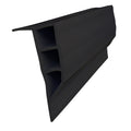 Dock Edge + Full Face PVC 3 x 8 Profile Dock Guard, Black, 24