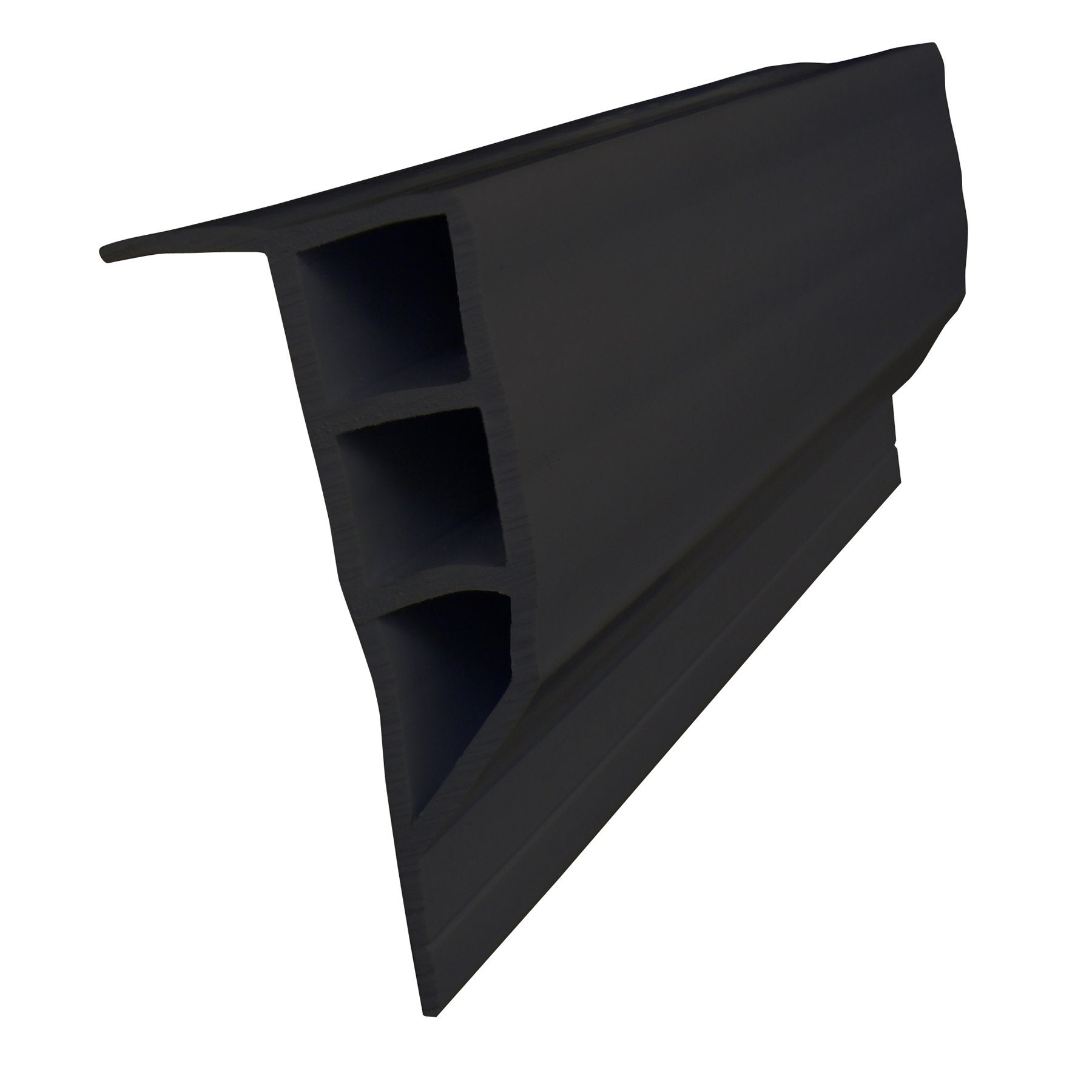 Dock Edge + Full Face PVC 3 x 8 Profile Dock Guard, Black, 24